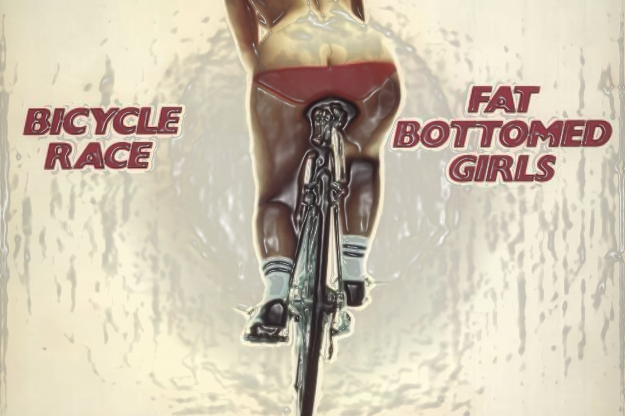 Das Cover der Single Bicycle Race von Queen