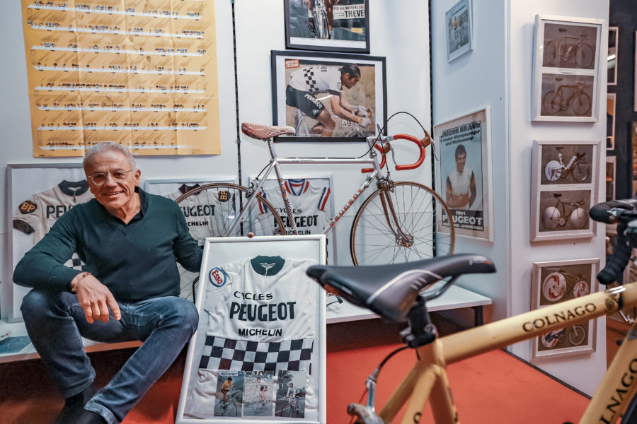 Der Rennrad-Sammler Andreas Höhnen pflegt eine bemerkenswerte Sammlung an historischen Rennrädern und Teilen